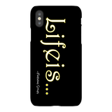 Lifeis...iPhone X Case (Version 2)